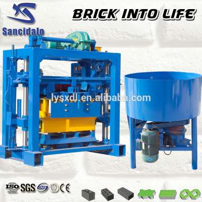 multi-purpose hollow brick block making machine price from Chinese manufacturer QT40-2