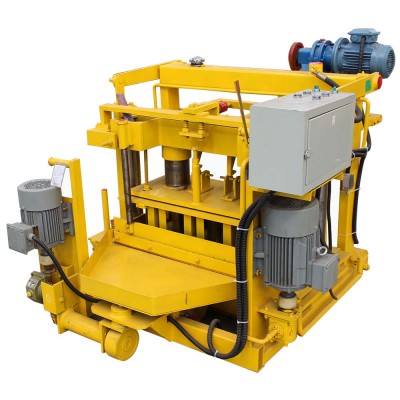 QT40-3A small mobile cement block making machine